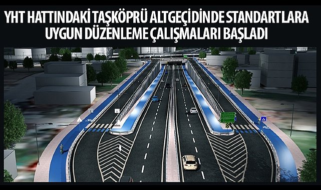 Yht hattindaki taskopru altgecidinde standartlara uygun duzenleme calismalari basladi 3841.jpg