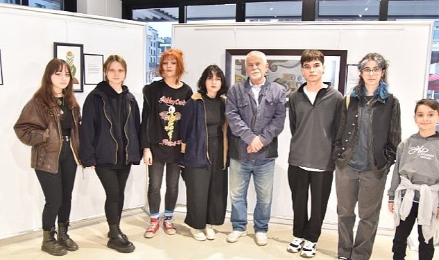 Kartepe sanat evi nde heykeltiras ve ressam huseyin kodan in evrenin sifresi adli sergisi 25 nisan da sanatseverlere kapilarini acti 2096.jpg