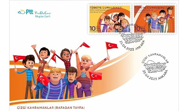 Ptt as tarafindan cizgi kahramanlar rafadan tayfa konulu anma pulu 6389.jpg