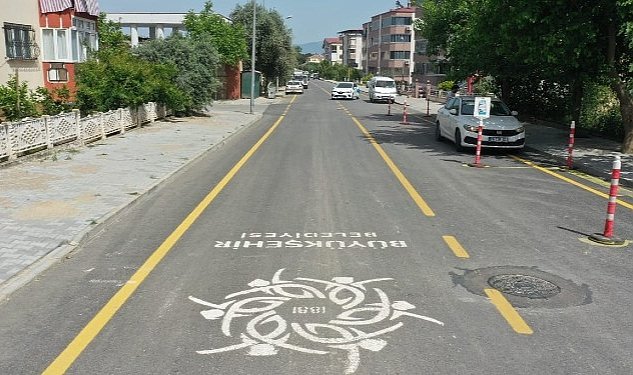 Aydin buyuksehir belediyesi kuyucak yunus emre caddesi nde calismalarini tamamladi 1101.jpg