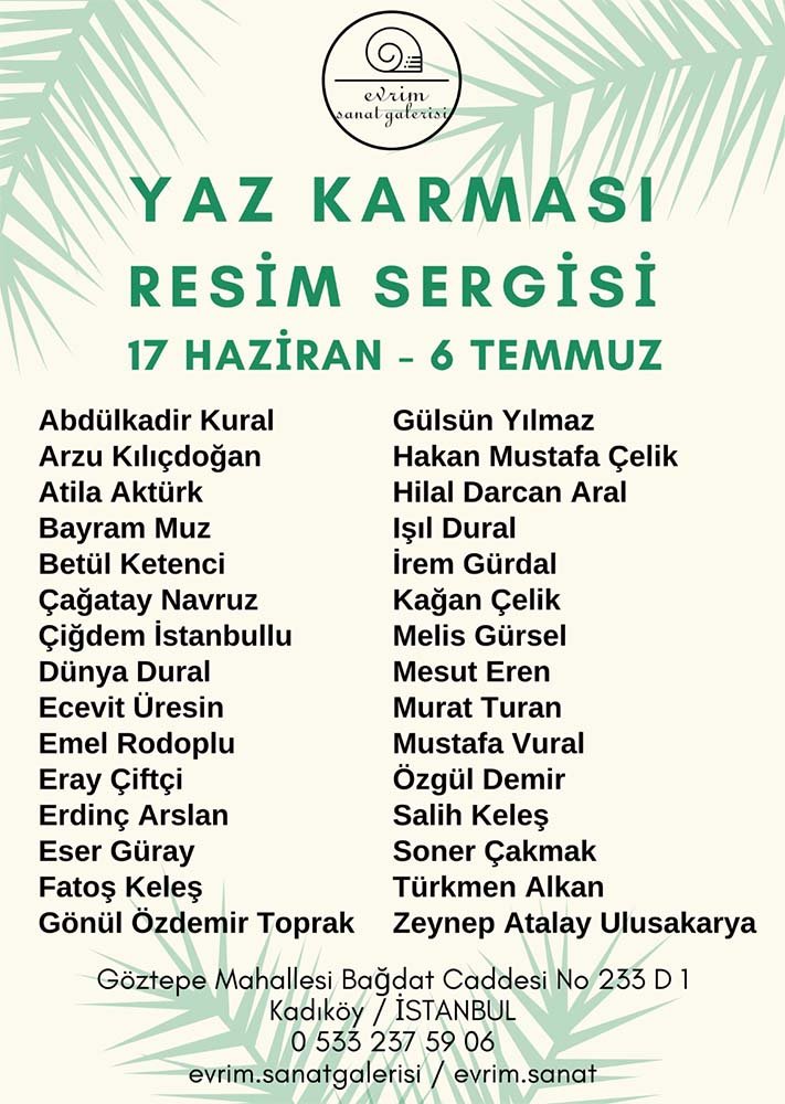 Yaz Karması Sergisi Evrim Sanat Galerisi (8)