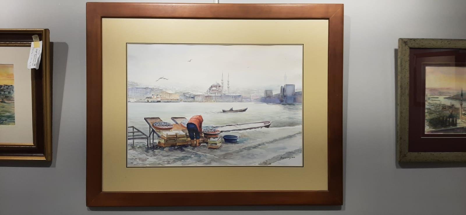 Usta Sanatçı Bayram Muz ile Sulu Boya Rüzgarı Sergisi - Evrim Sanat Galerisi'nde!