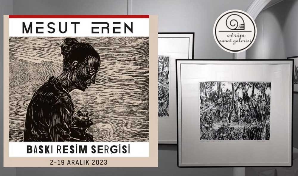 Mesut Eren In Baskı Resim Sergisi Sanatseverlerle Buluştu (3)