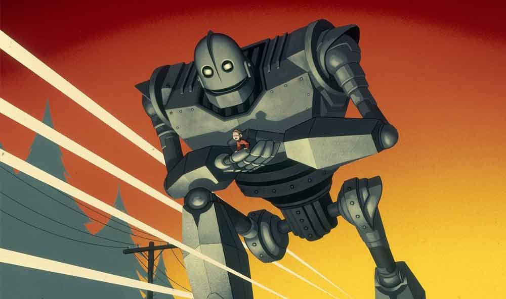 The Iron Giant (1999) Robot Aşkı Metal Kalplerin Dansı 25 Tane En İyi Robot Filmi Listesi