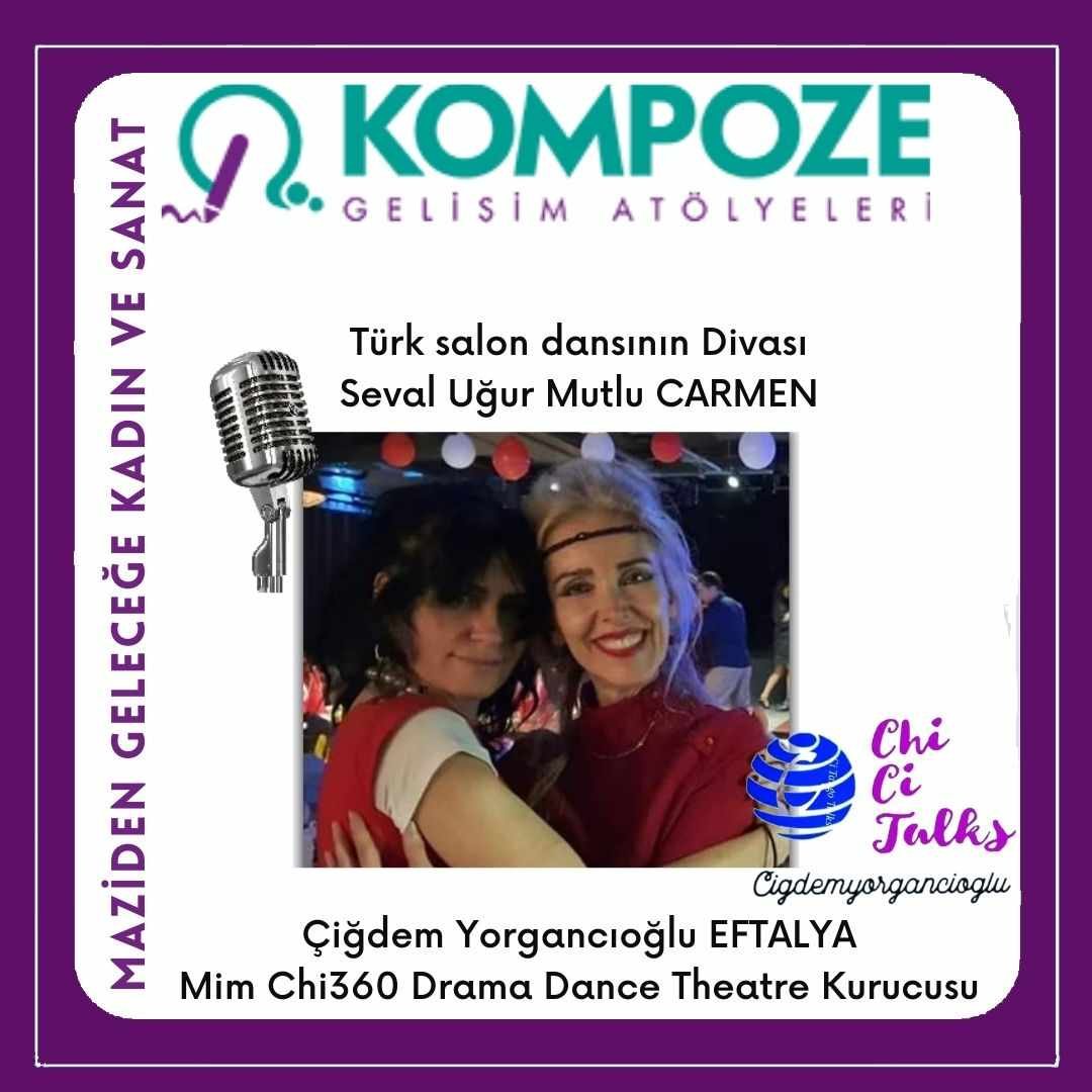 Mimchi 360 Drama Dans Tiyatrosu Kurucusu Çiğdem Yorgancıoğlu, Eftalya Ve Türk Salon Dansının Divası Seval Uğur Mutlu Carmen Kompoze'de Chi Ci Talks'da (2)