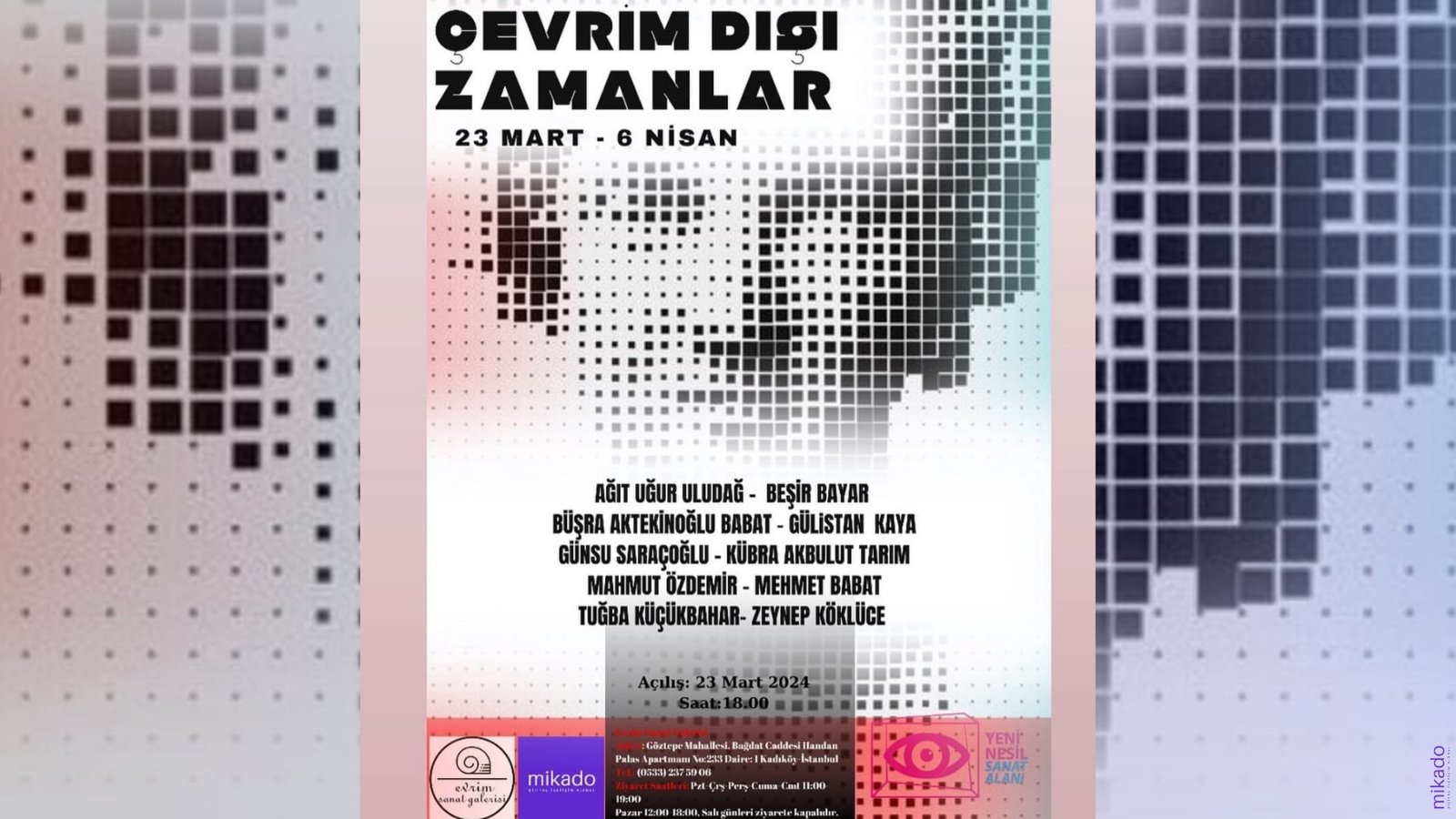 Yeni Nesil Sanat Alanı'ndan Çarpıcı Bir Sergi Çevrim Dışı Zamanlar