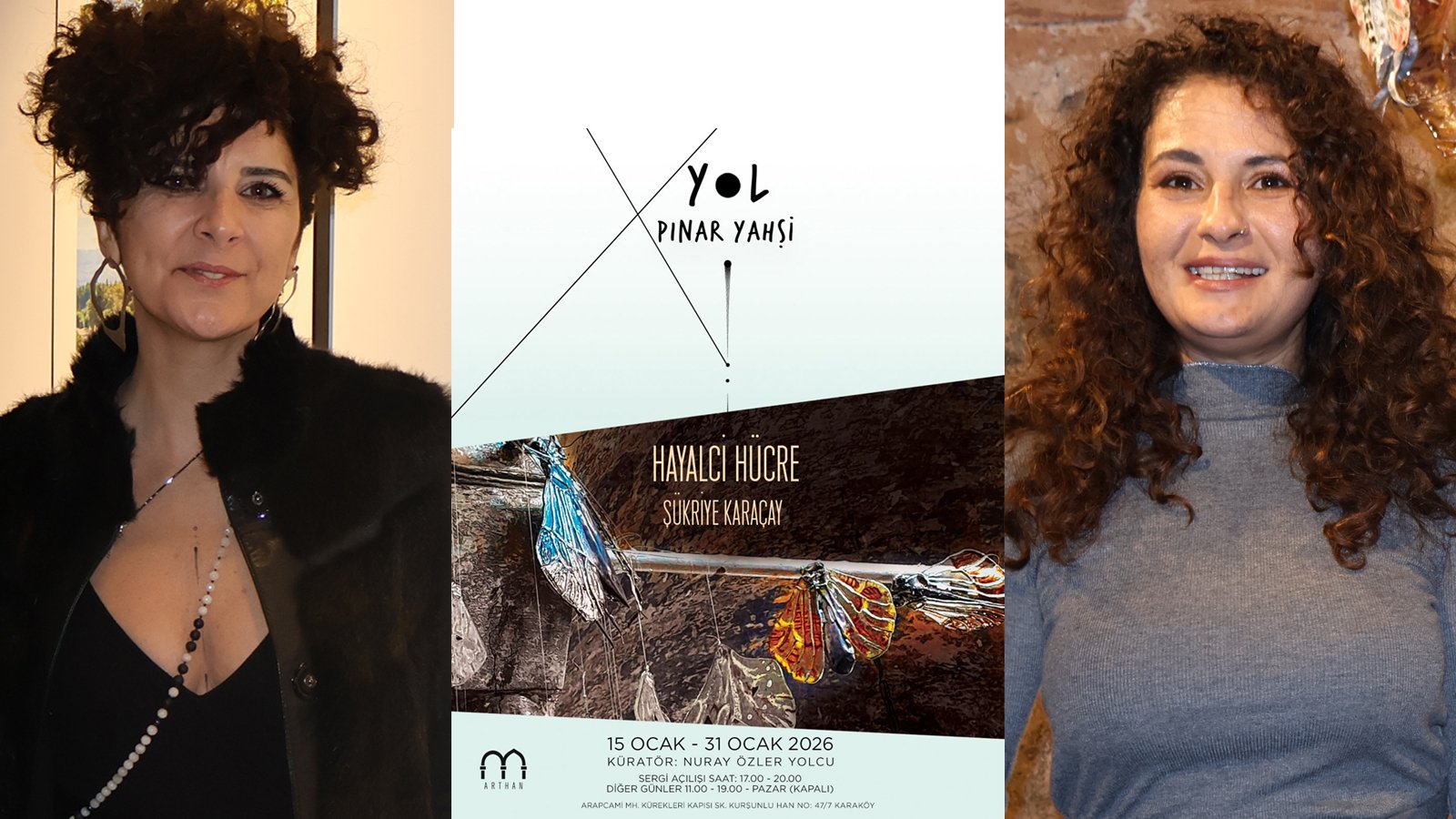 Arthan Gallery’de İki Güçlü Kişisel Sergi Eş Zamanlı – “YOL” ve “HAYALCİ HÜBRE”